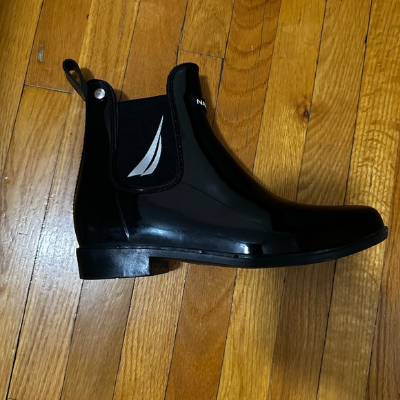Black Nautica short rainboots - Picture 4 of 5